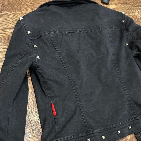 Tripp nyc Black Denim Studded Jacket - Picture 2 of 4